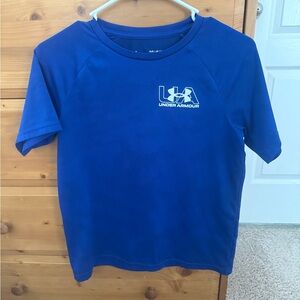 Under Armour Kids' Short Sleeve Tee in Bold Blue